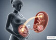 Detailed illustration of direct versus indirect cellular exposure during pregnancy